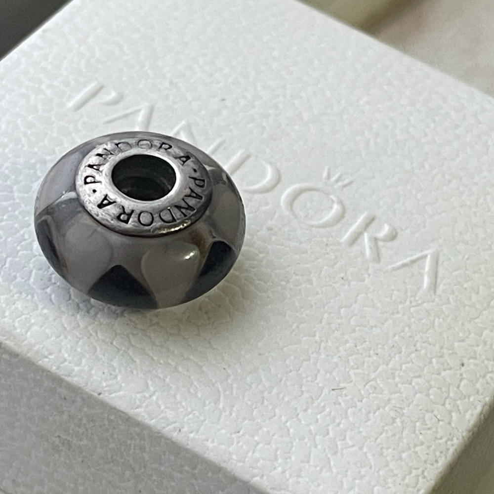 Pandora glass charm